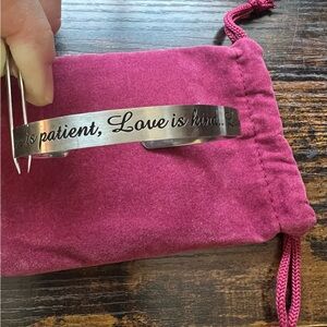 Stainless Steel Love Cuff